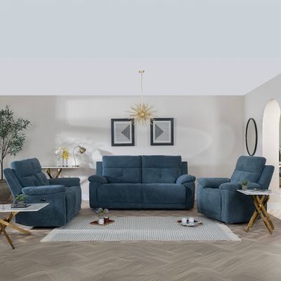 Eboli Blue Sofa