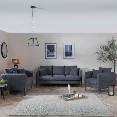 Naples Dark Grey Sofa