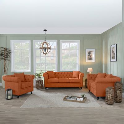 Modena Orange Sofa