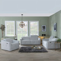 Brescia Grey Recliner Sofa