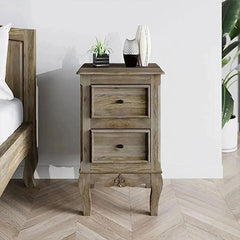 Rome Rustic Mango Wood Grey