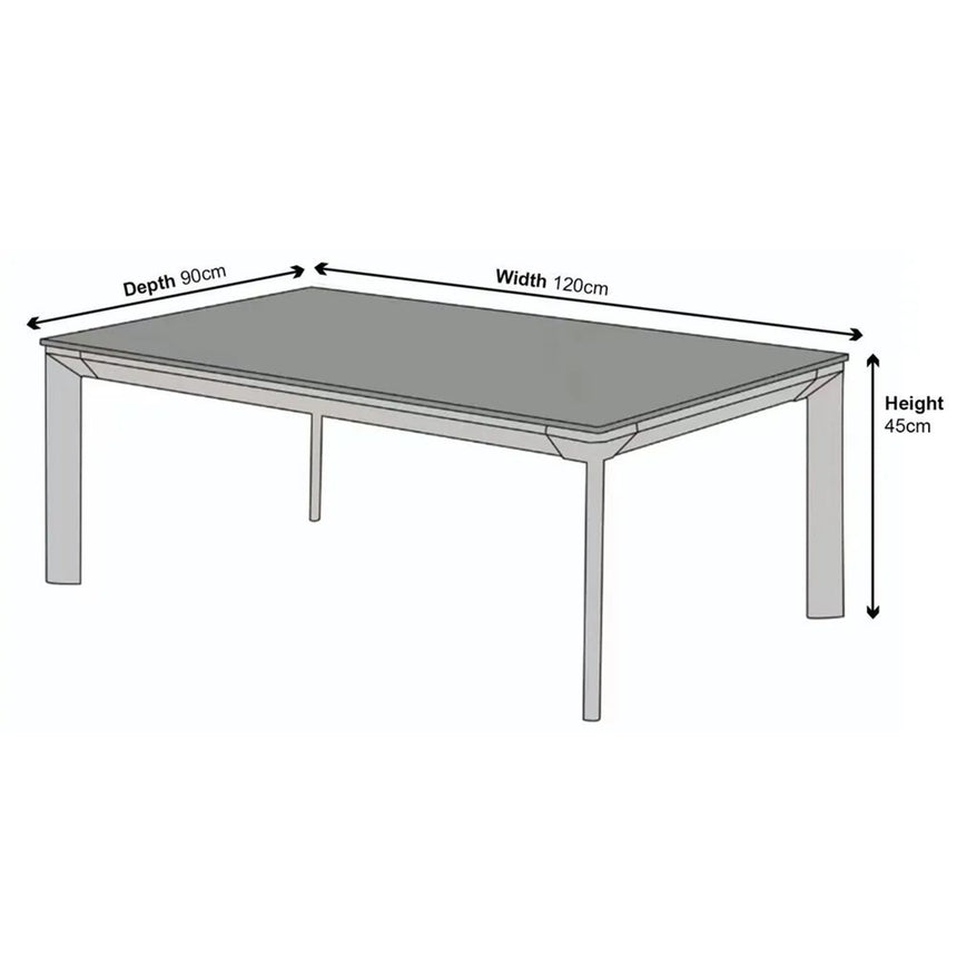 Sarzana Grey Ceramic Coffee Table