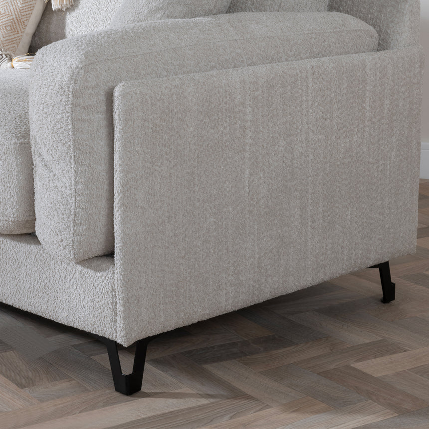 Faenza Beige Fabric Armchair