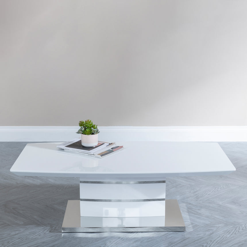 Gravina White Gloss Coffee Table