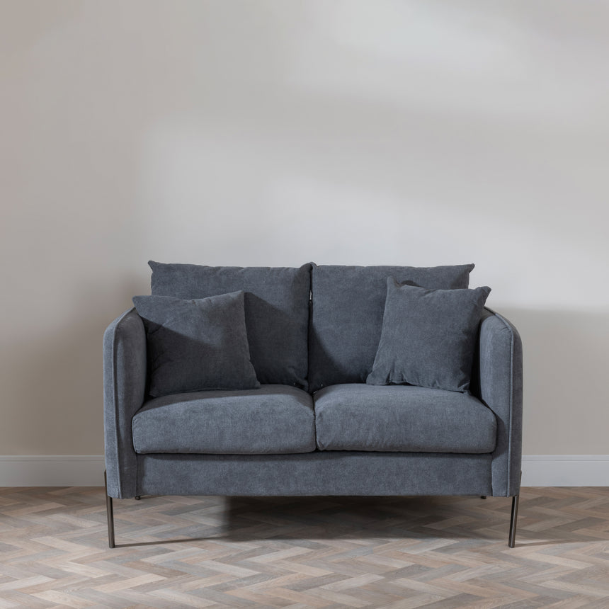 Naples Fabric 2 Seater Sofa