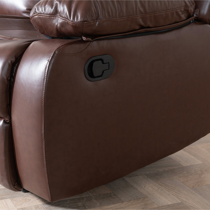 Mantua Leather 2 Seater Sofa