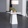 Milan White Marble Side Table