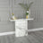 Naples White Marble Console Table