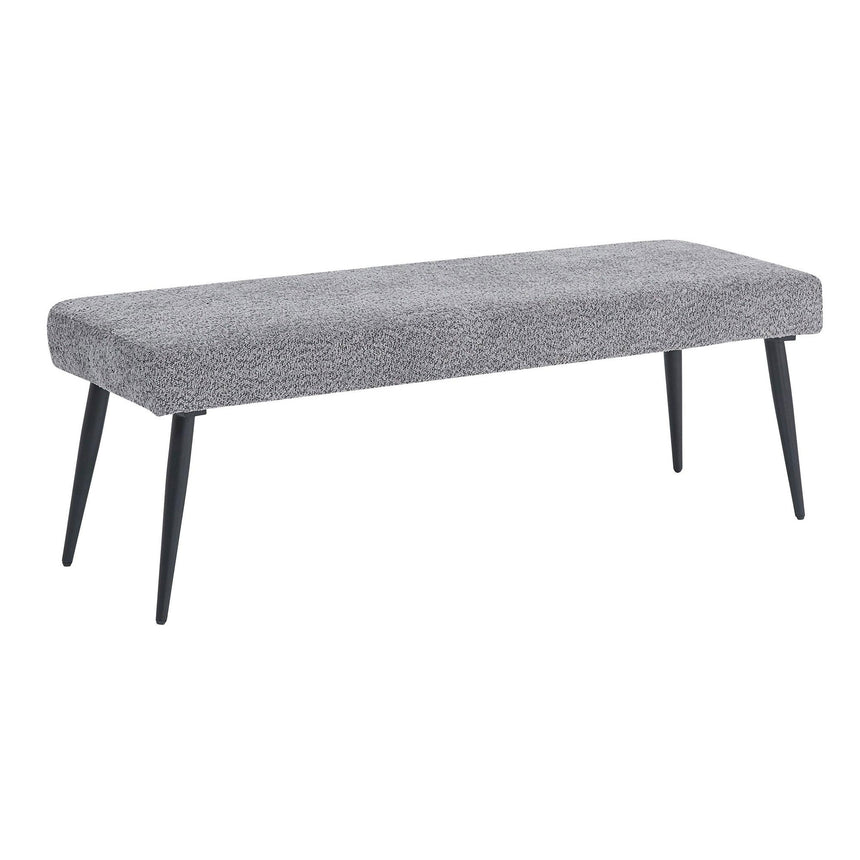 Mercer Grey Fabric Dining Bench