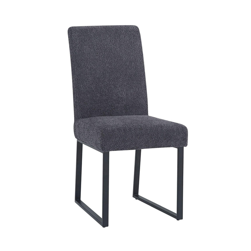 Ambler Dark Grey Fabric Dining Chair