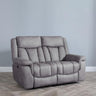 Dylan Grey Fabric 2 Seater Electric Recliner Sofa