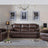 London Brown Leather Recliner Sofa Set