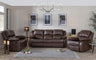 London Brown Leather Recliner Sofa Set