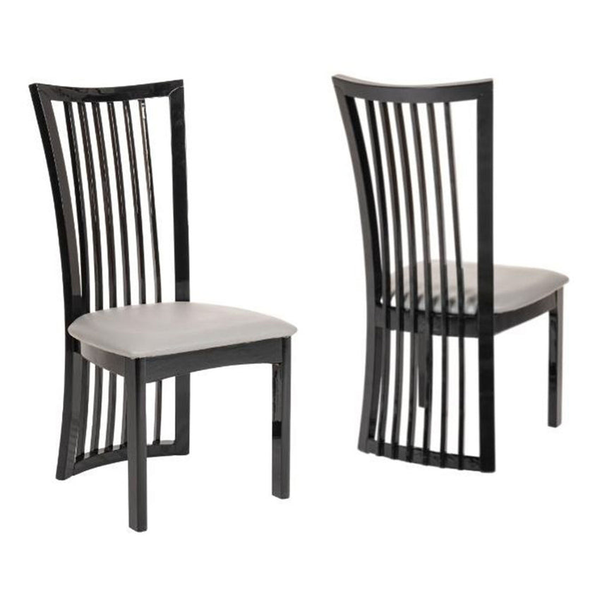 Set of 2 Abruzzo Slatted Back Dining Chair