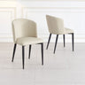 Set of 2 Trento  Faux Leather Dining Chair