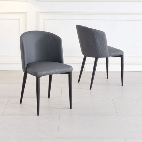 Set of 2 Trento  Faux Leather Dining Chair