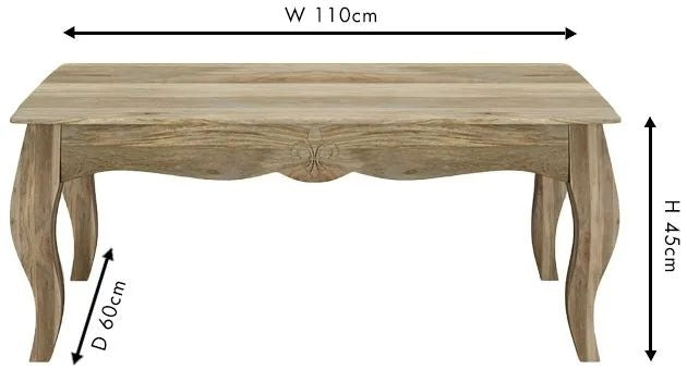 Fleur French Style Grey Coffee Table-6