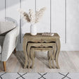 Fleur French Style Grey Nest of 3 Tables-5