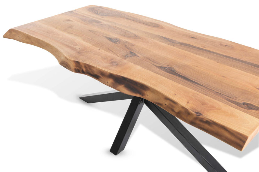 Merino 180cm Industrial Acacia Wood Dining Table-5