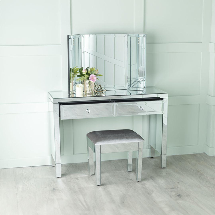 Lucia Mirrored Dressing / Console Table-2