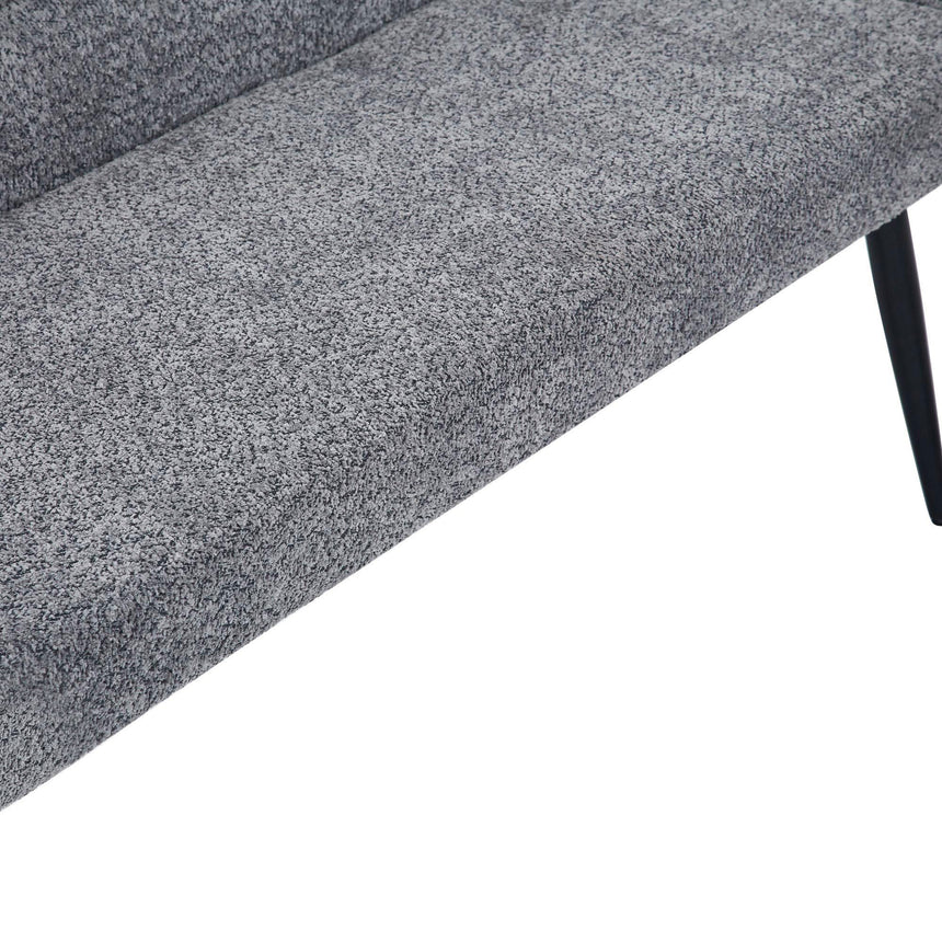 Mercer Grey Fabric Corner Dining Bench - LHF