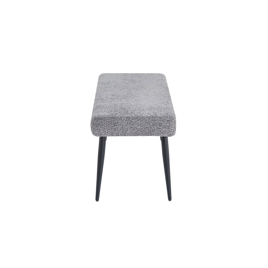 Mercer Grey Fabric Dining Bench