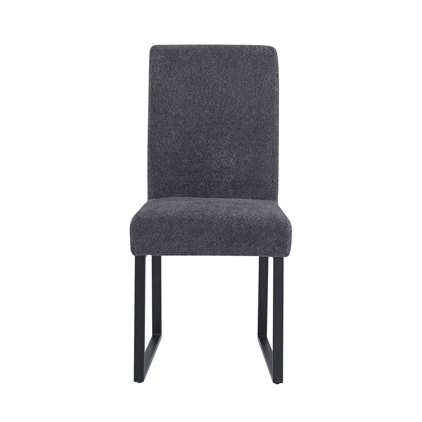 Ambler Dark Grey Fabric Dining Chair