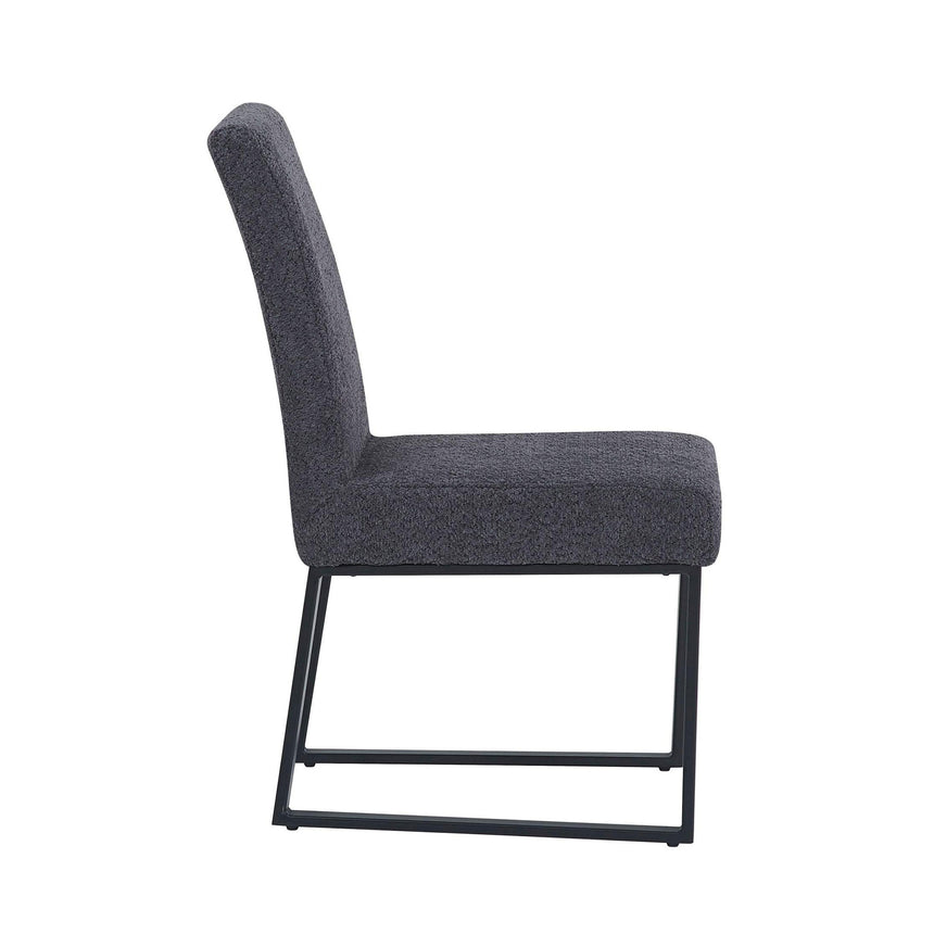 Ambler Dark Grey Fabric Dining Chair