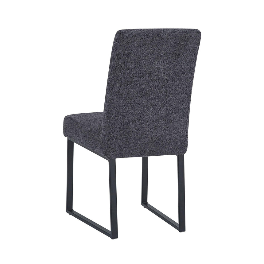 Ambler Dark Grey Fabric Dining Chair