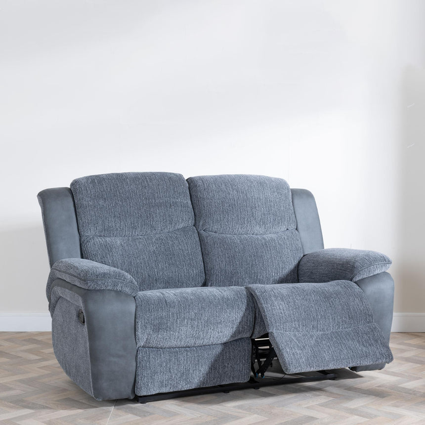 Legend Grey Fabric Recliner Sofa Set-6