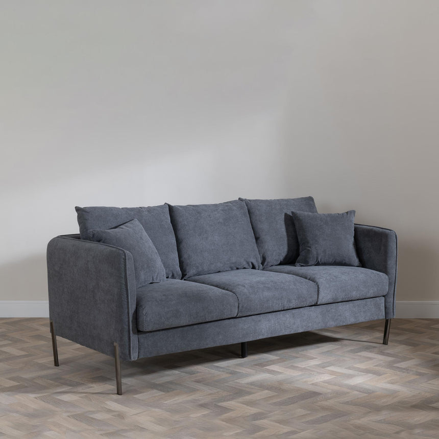 Belgrave Dark Grey Fabric Sofa Set-2