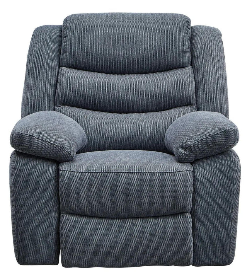 Sorrento Dark Grey Fabric Recliner Armchair-7