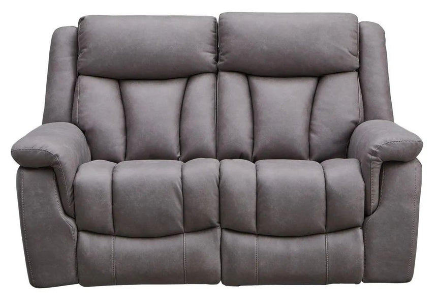 Dylan Grey Fabric 2 Seater Electric Recliner Sofa-8