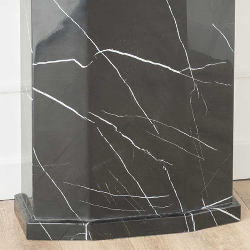 Naples Black Marble Console Table-3