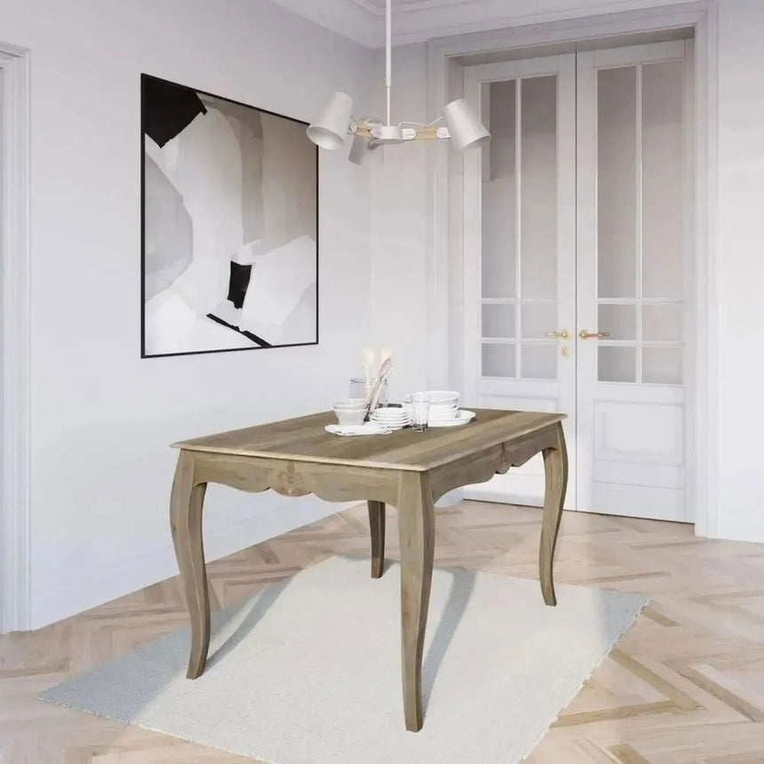 Rome 175cm French Style Grey Dining Table