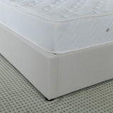 Monaca Beige Fabric Ottoman Storage Bed