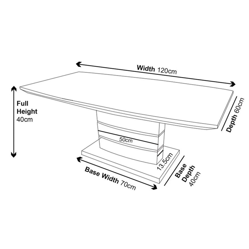 Gravina White Gloss Coffee Table