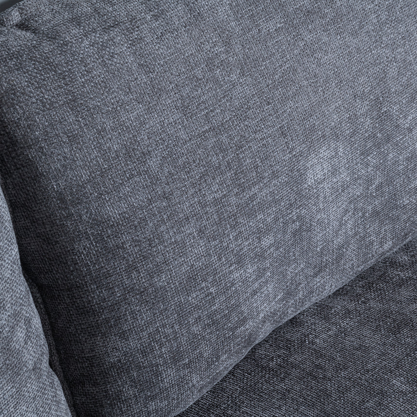 Alexandria Dark Grey Fabric Corner Sofa