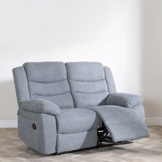 Angelo Fabric 2 Seater Recliner Sofa