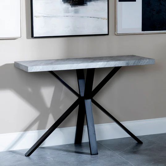 Bologna Console Table with Black Spider Legs