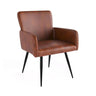 Set of 2 Brock Leather Dining Armchair