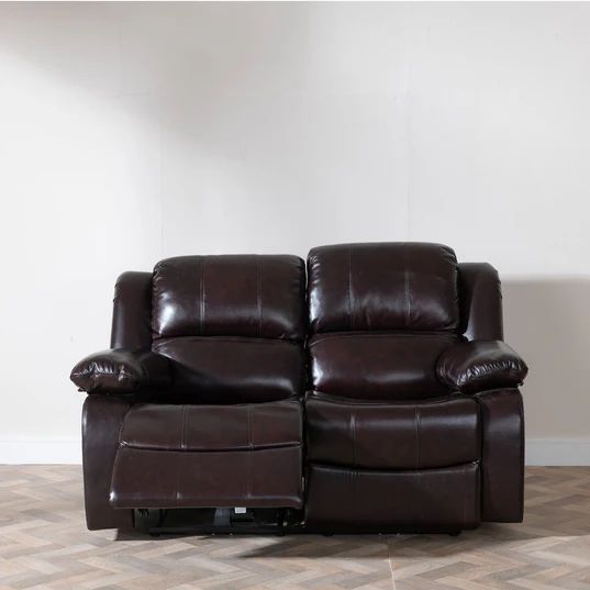 Mantua Leather 2 Seater Sofa