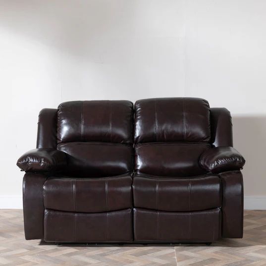 Mantua Leather 2 Seater Sofa