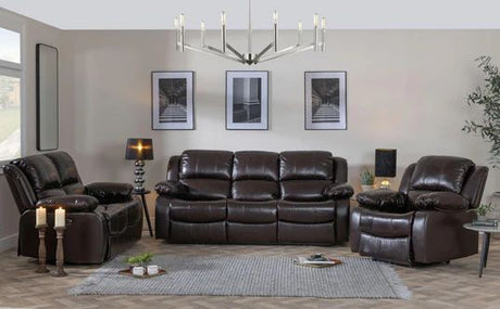 Mantua Leather Recliner Sofa Set