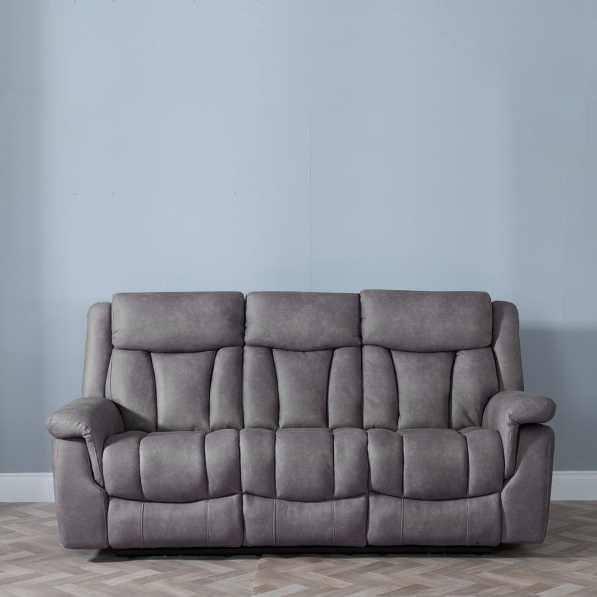 Castellana Fabric 3 Seater Electric Recliner Sofa