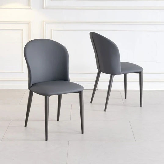 Set of 2 Riviera Faux Leather Dining Chair