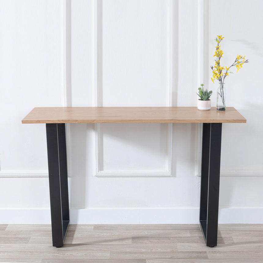 Latin Oak Effect Console Table