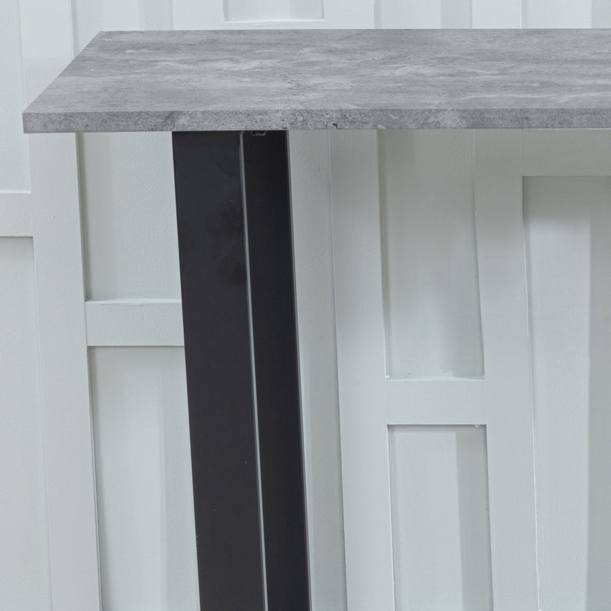 Gaeta Faux Concrete Console Table