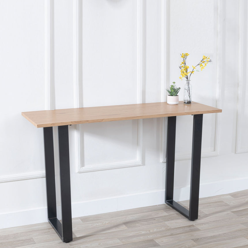 Latin Oak Effect Console Table