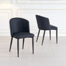 Set of 2 Trento  Faux Leather Dining Chair